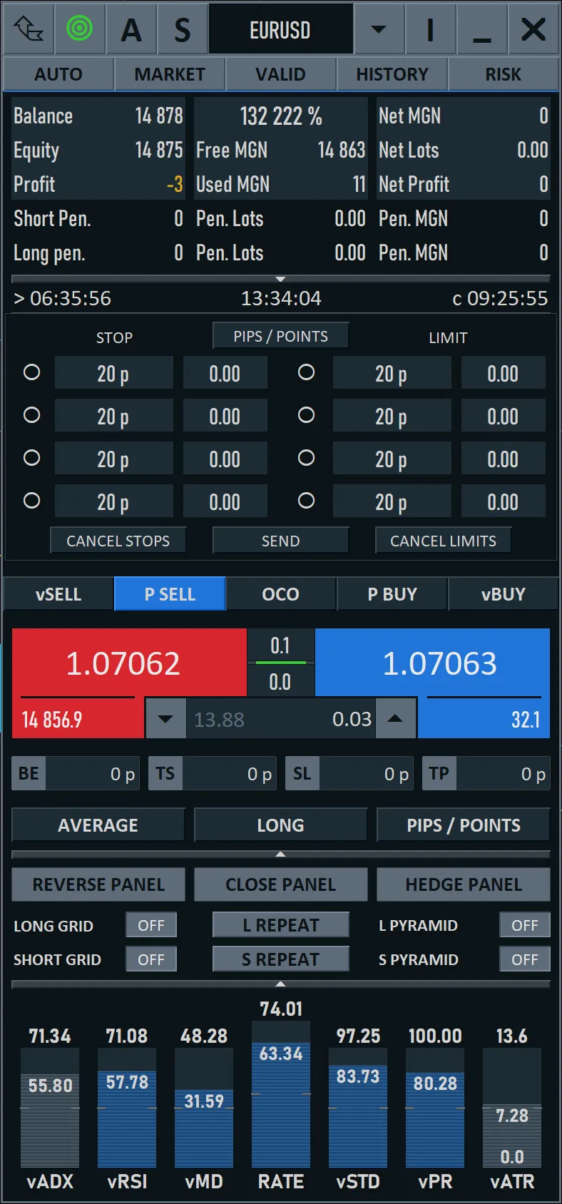 TradeCommand Pro screenshot